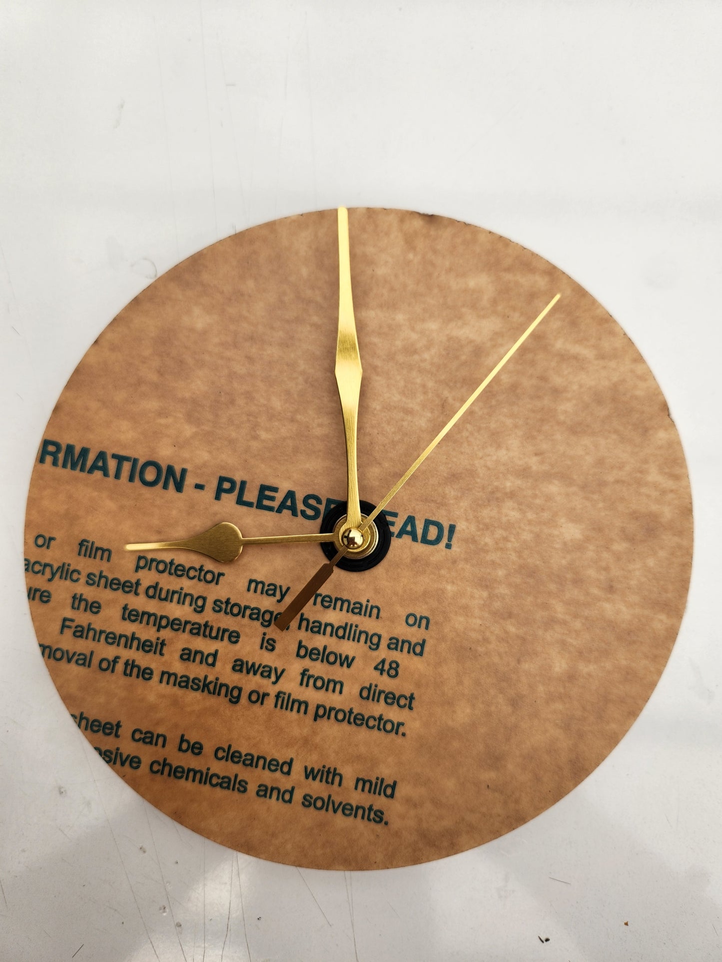Sublimation Clocks
