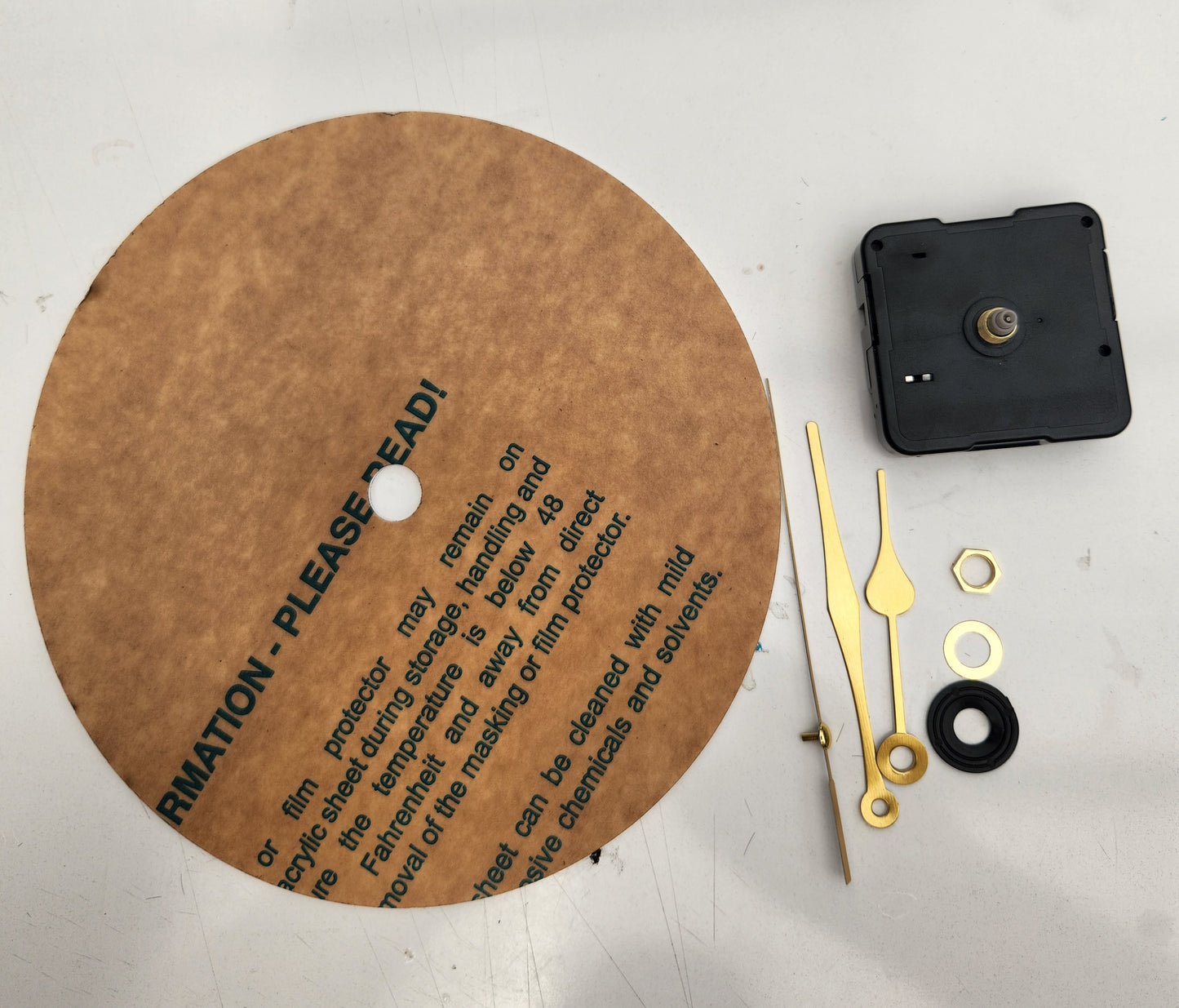 Sublimation Clocks
