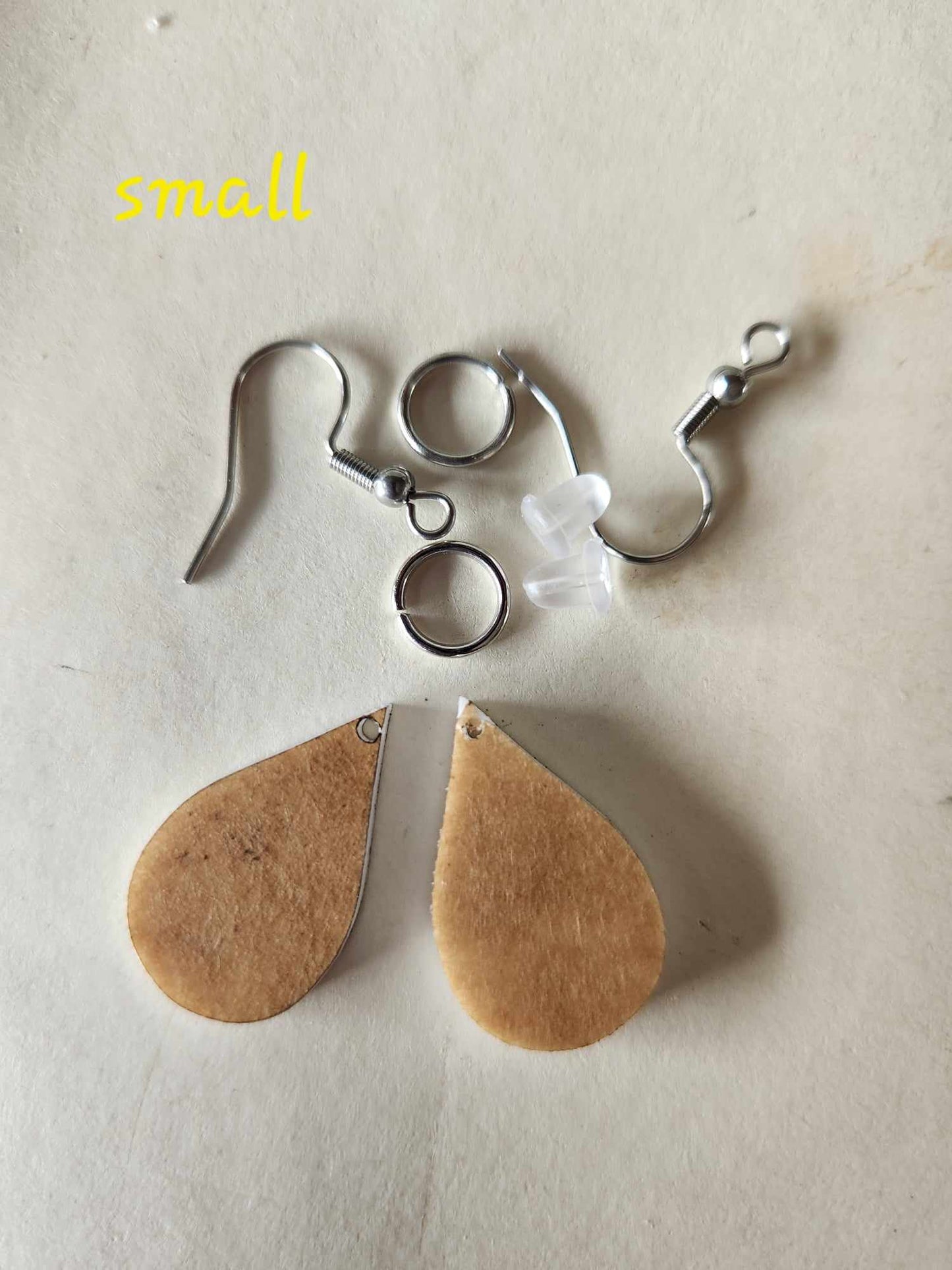 Tear drop earrings kit