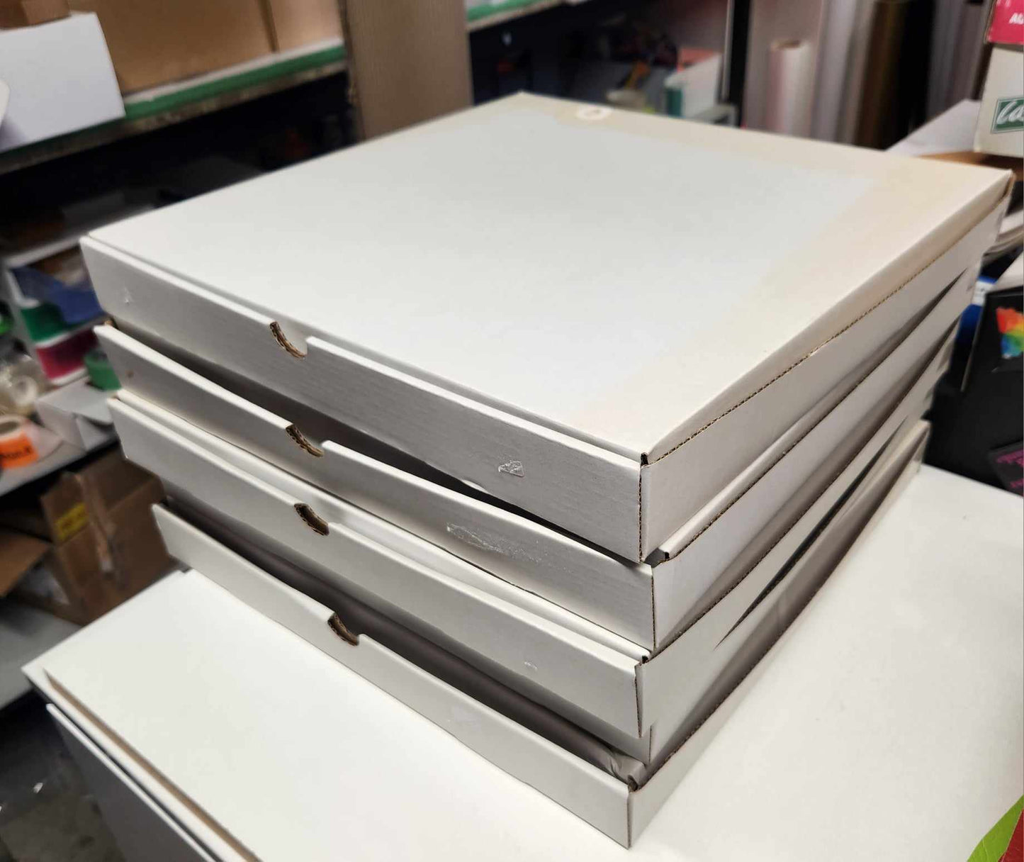Boxed Faux Leather