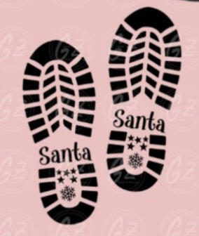Santa, Reindeer, and Elf prints