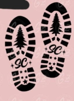 Santa, Reindeer, and Elf prints