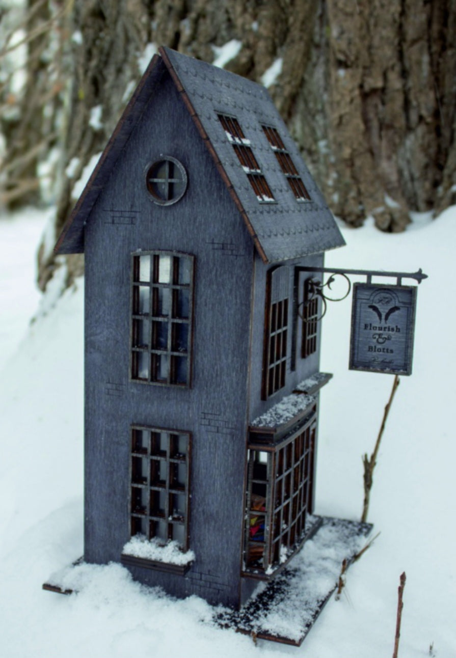 Potter House: Flourish And Blotts Bookstore Kit