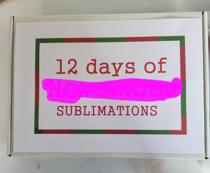 12 Days of Sublimation Box