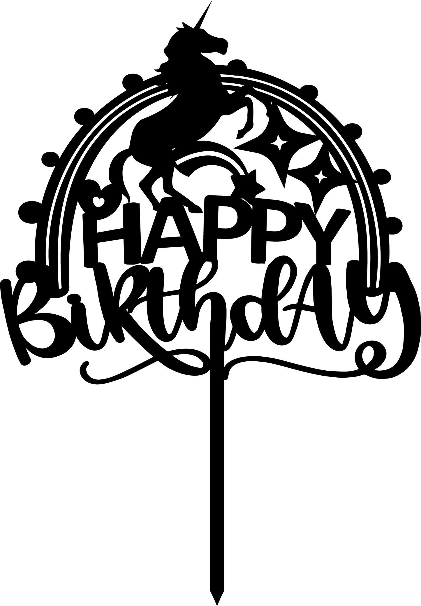 UNICORN HAPPY BIRTHDAY