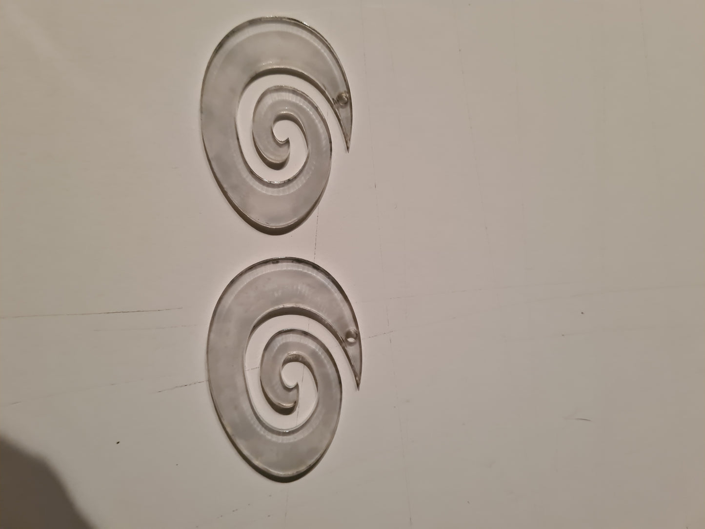 Koru Acrylic earrings