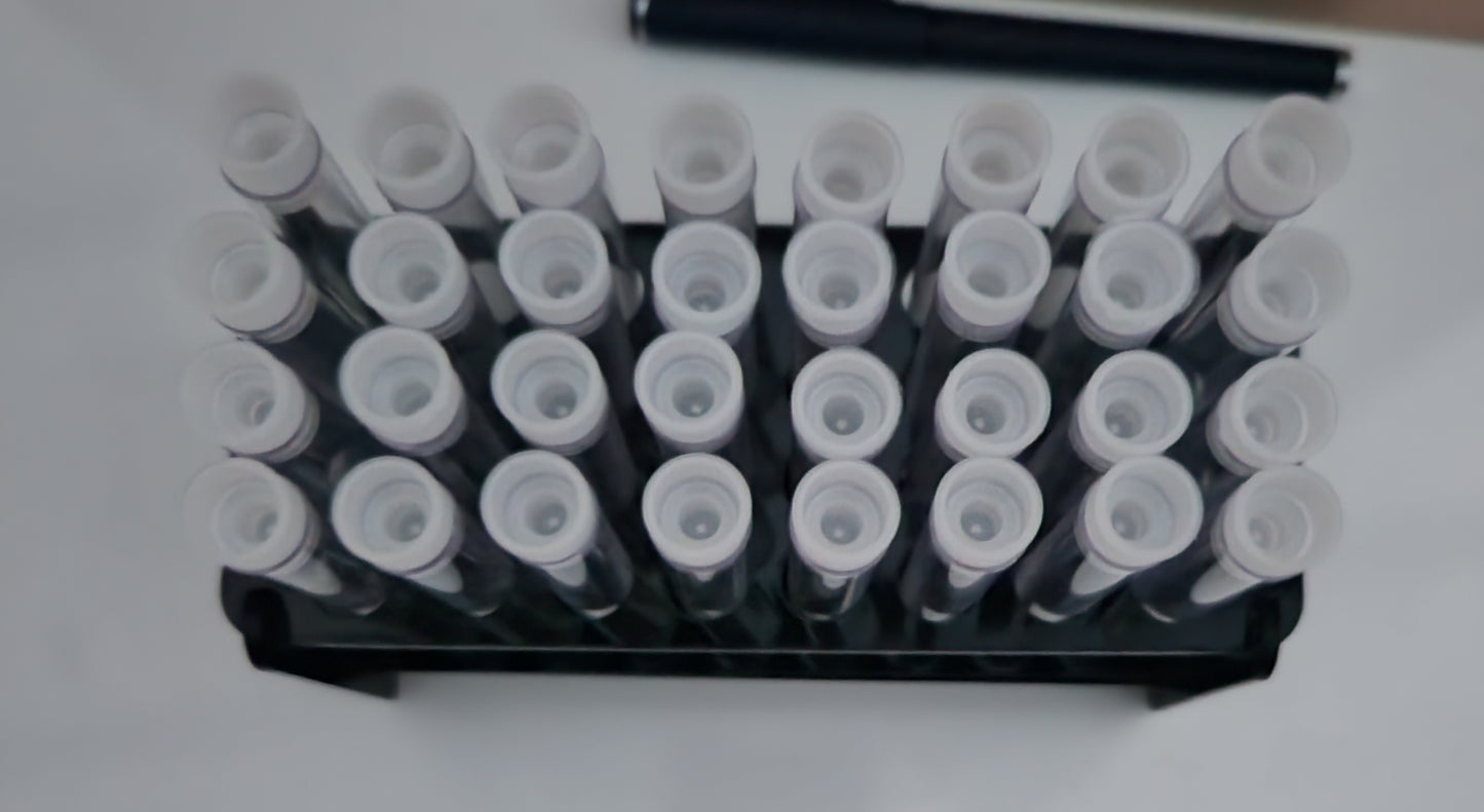 Test Tube Holder with empty test tubes