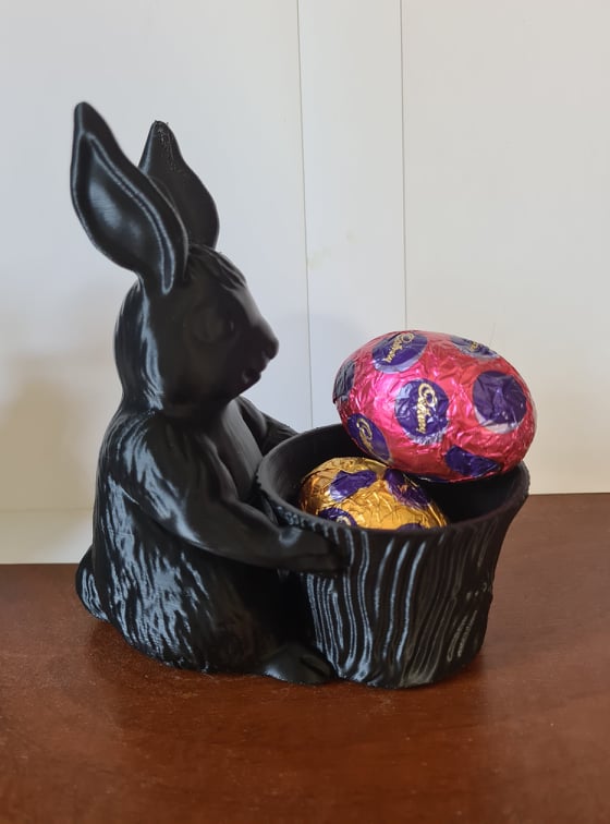 3D Printed Easter Bunny with basket