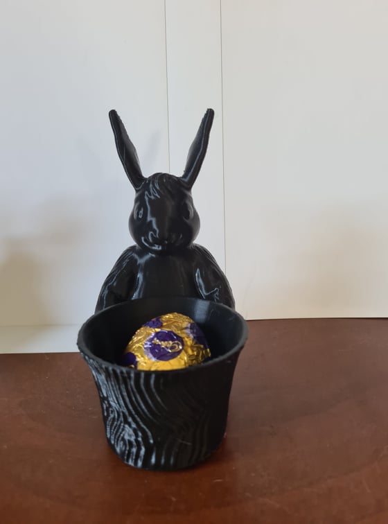 3D Printed Easter Bunny with basket