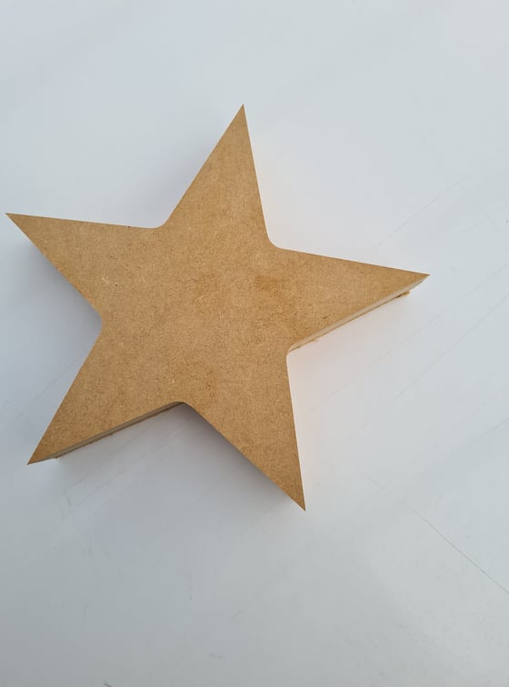 150mm x 150mm MDF STAR