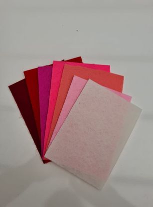 Red-Pink Felt Set