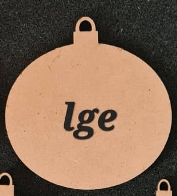 3mm MDF Baubles