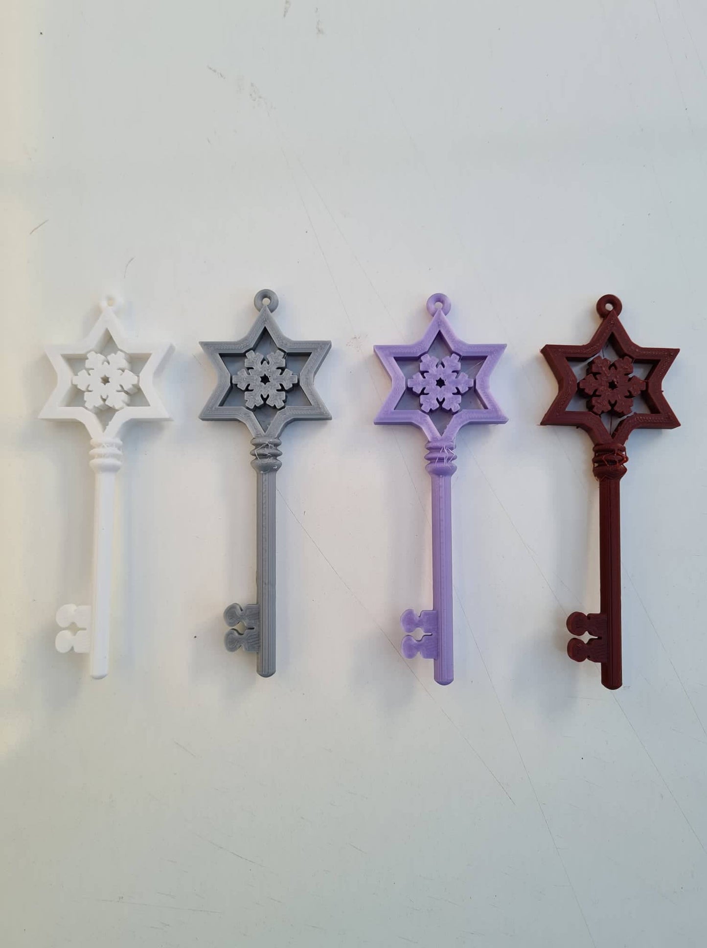 3D printed Santa keys