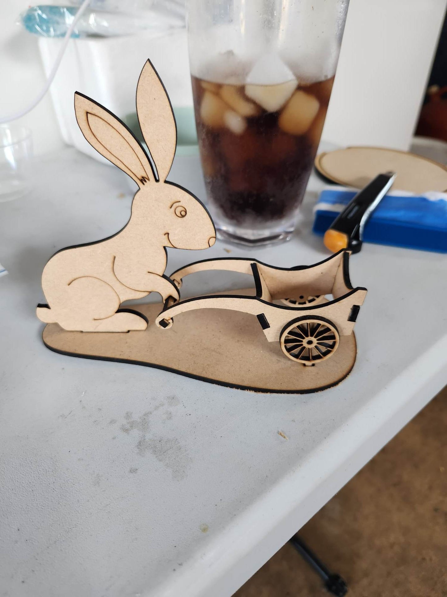 Easter Bunny with Cart