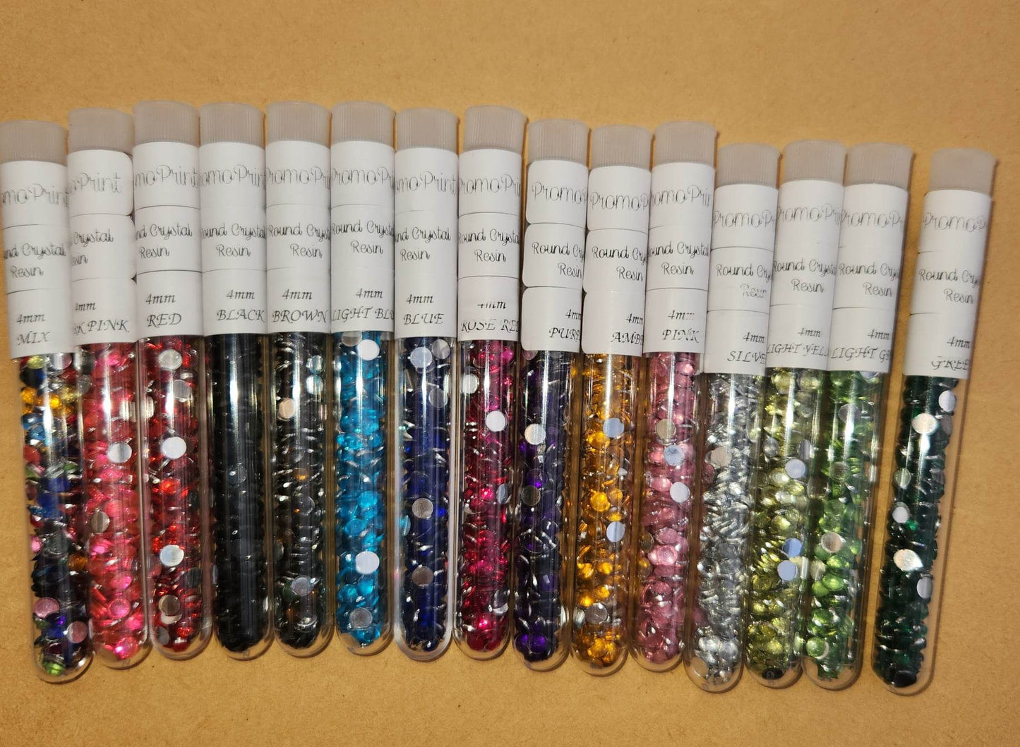 4mm Round Crystal Resin