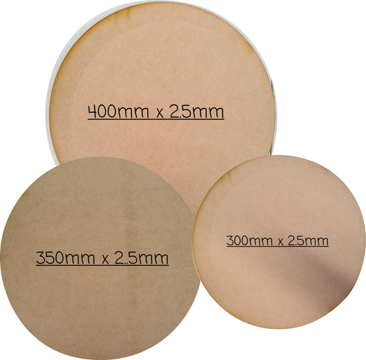 MDF WOODEN ROUNDS