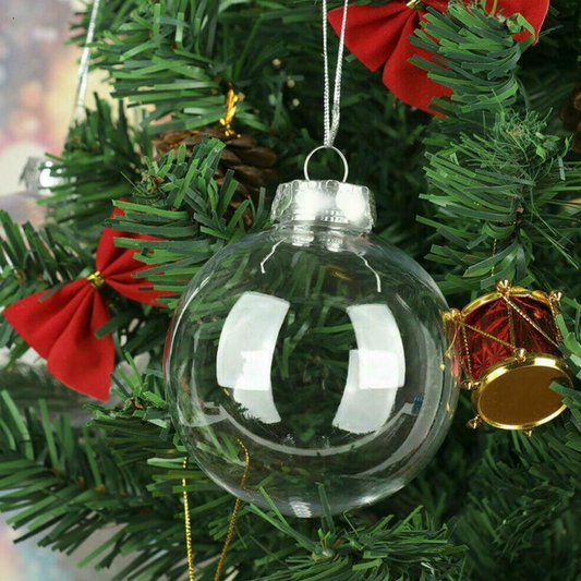 DIY Clear Round Bauble Ball