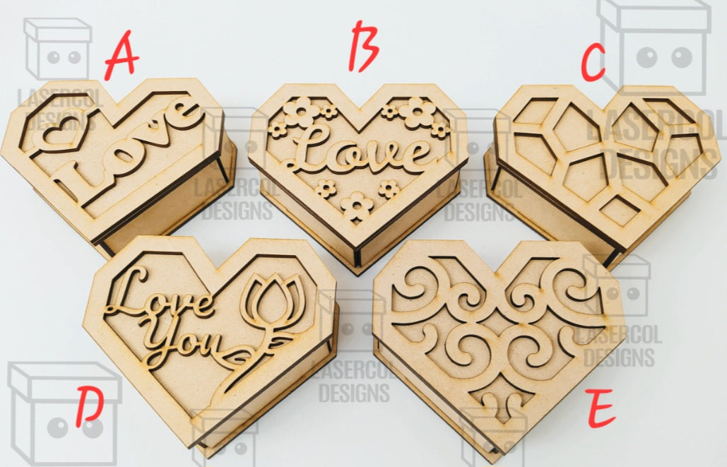 Heart Shape Boxs Kits