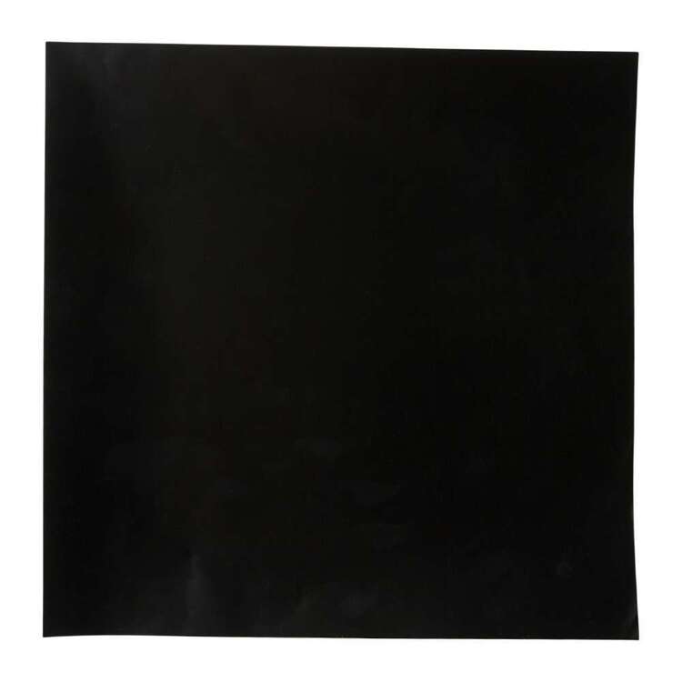 300mm x 300mm BLACK PERMANENT ADHESIVE VINYL