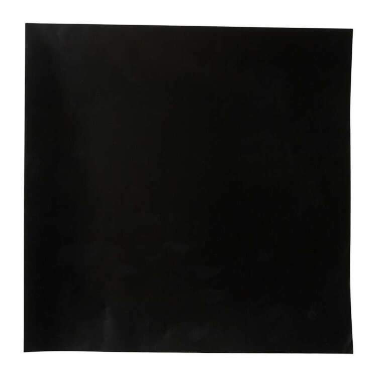 300mm x 300mm MATT BLACK PERMANENT ADHESIVE VINYL