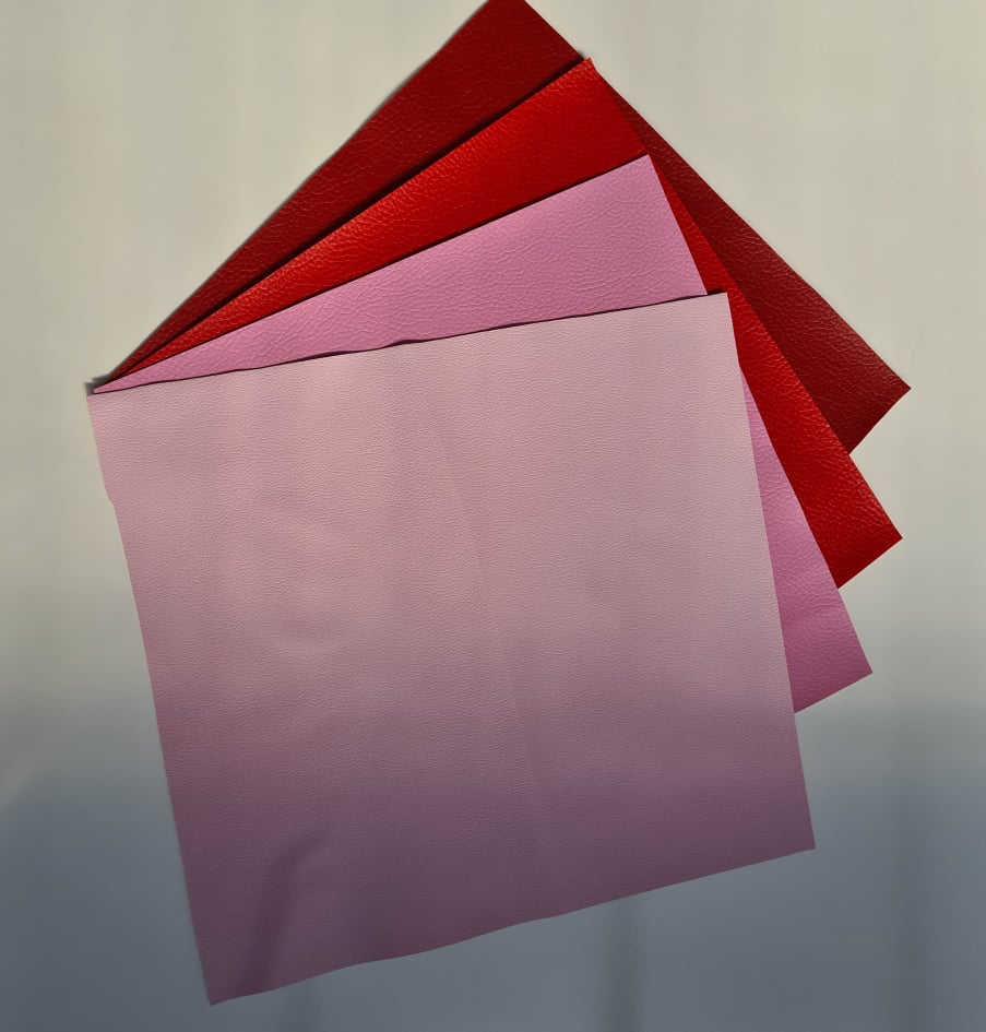MIXED FAUX PINK/RED