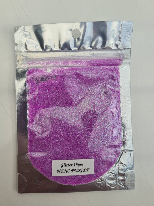 Neon Purple Glitter