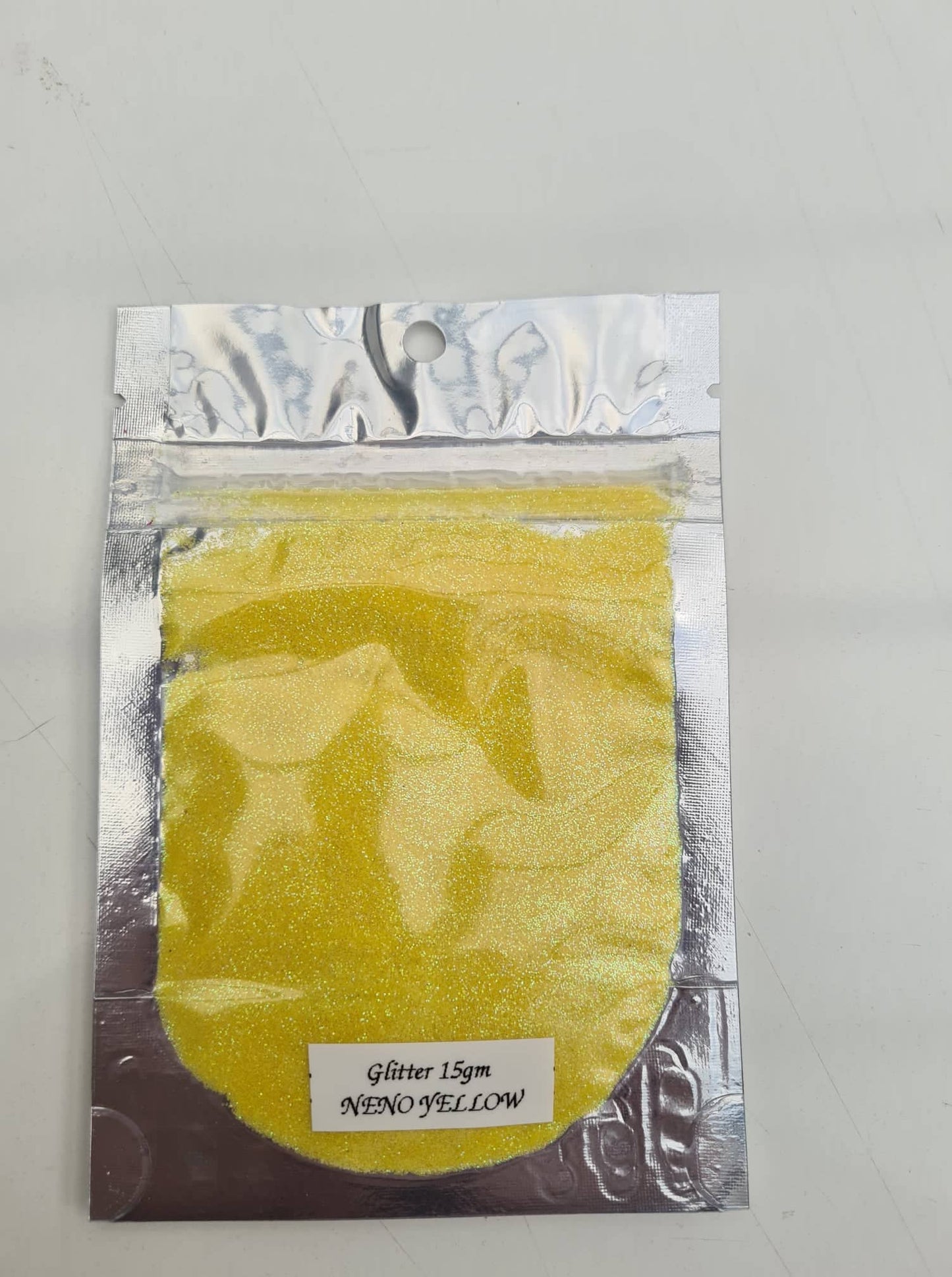 Neon Yellow Glitter