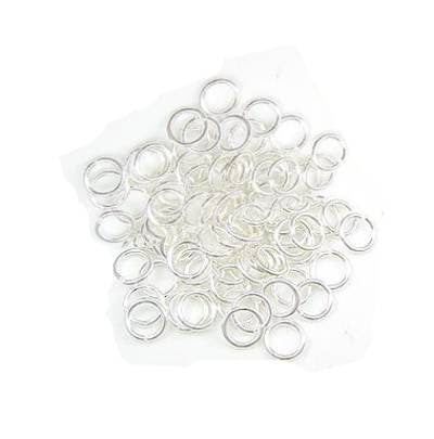 JUMP RING SILVER PLATED 4MM