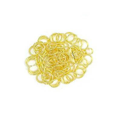 JUMP RING GOLD PLATED 4MM