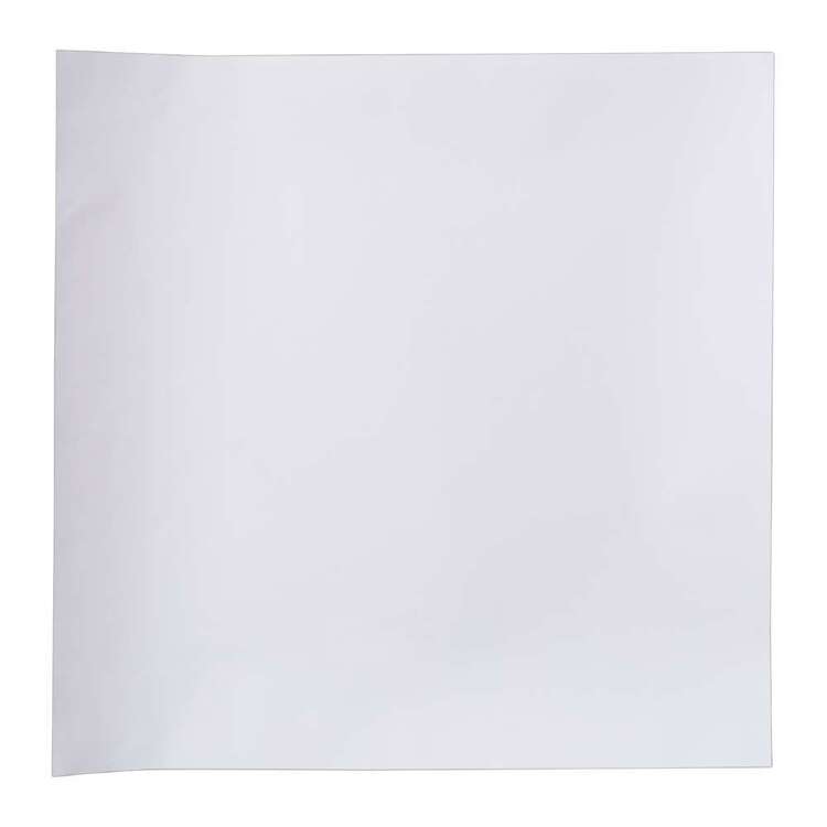 WHITE PERMANENT ADHESIVE VINYL