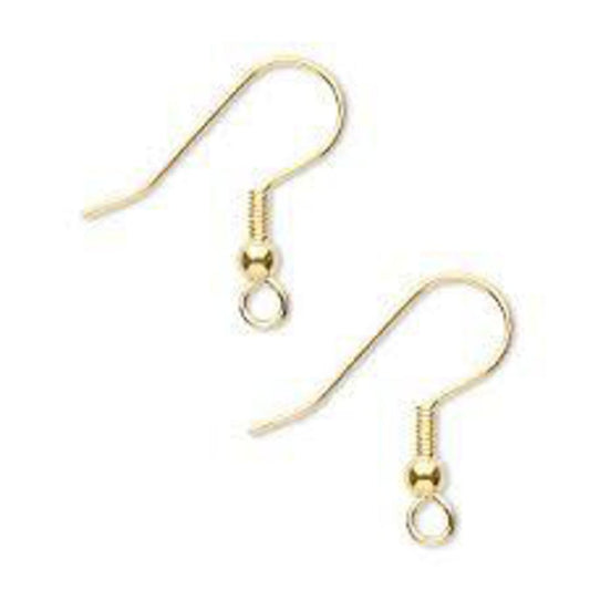 ZULU EAR WIRES GOLD PLATED PAIR