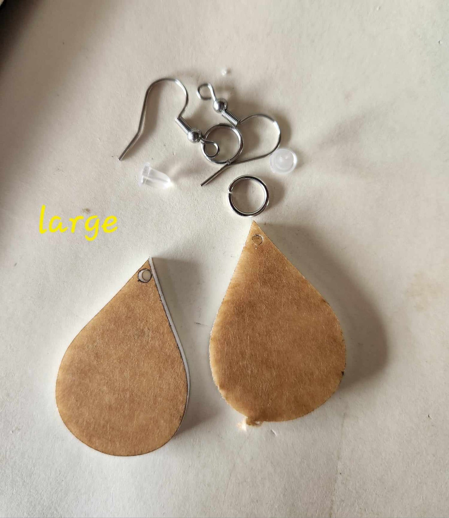 Tear drop earrings kit