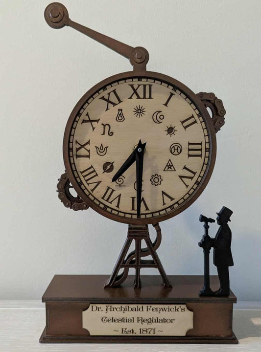 VICTORIAN CELESTIAL CLOCK