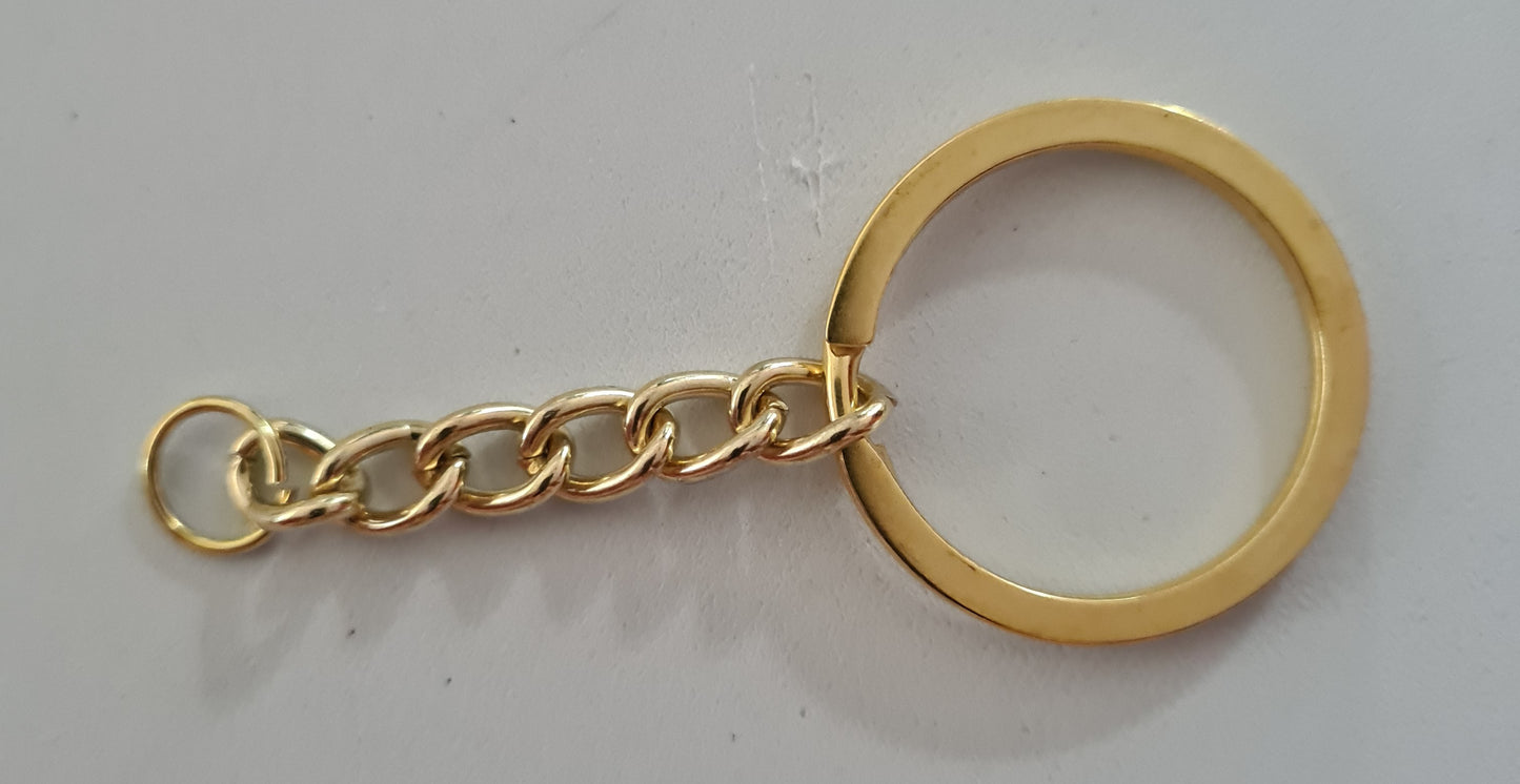 Gold Key Ring