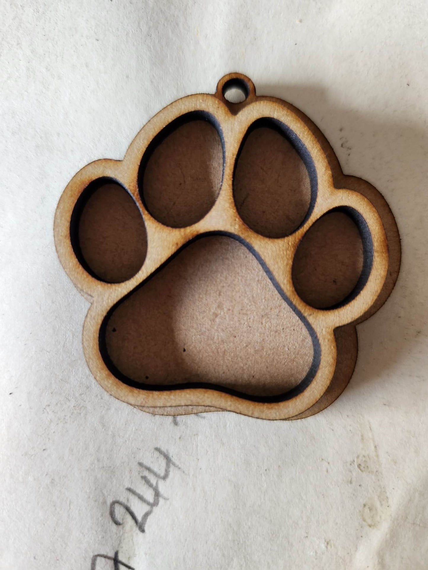 Dog Paw with hole